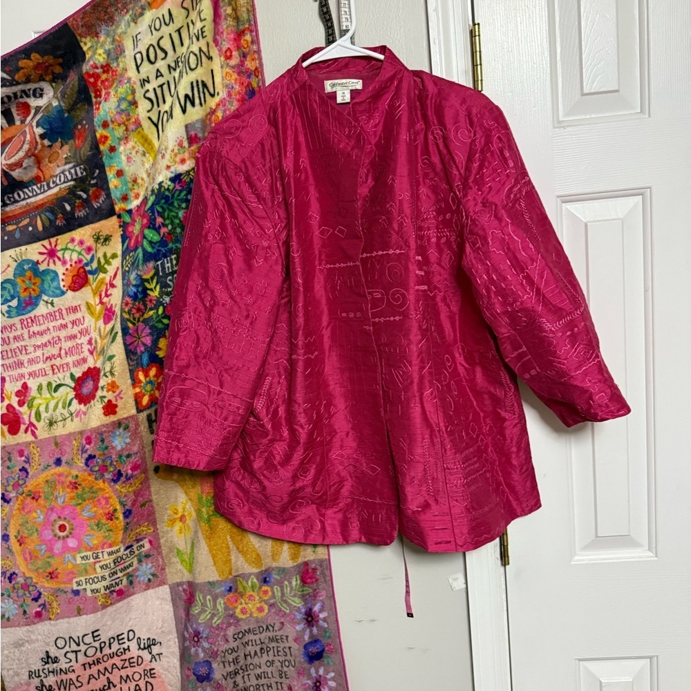 Coldwater Creek Vibrant Pink Blazer​